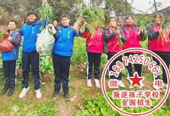 湖南湘潭特训学校青少年劳动改造基地的菜园子